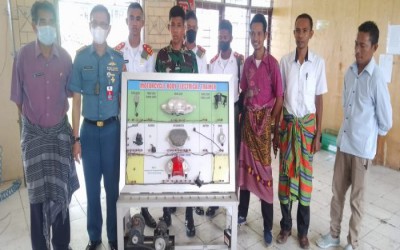 Prodi Mesin Perkapalan Universitas Pertahanan (UNHAN) Kunjungi SMK N 3 Atambua