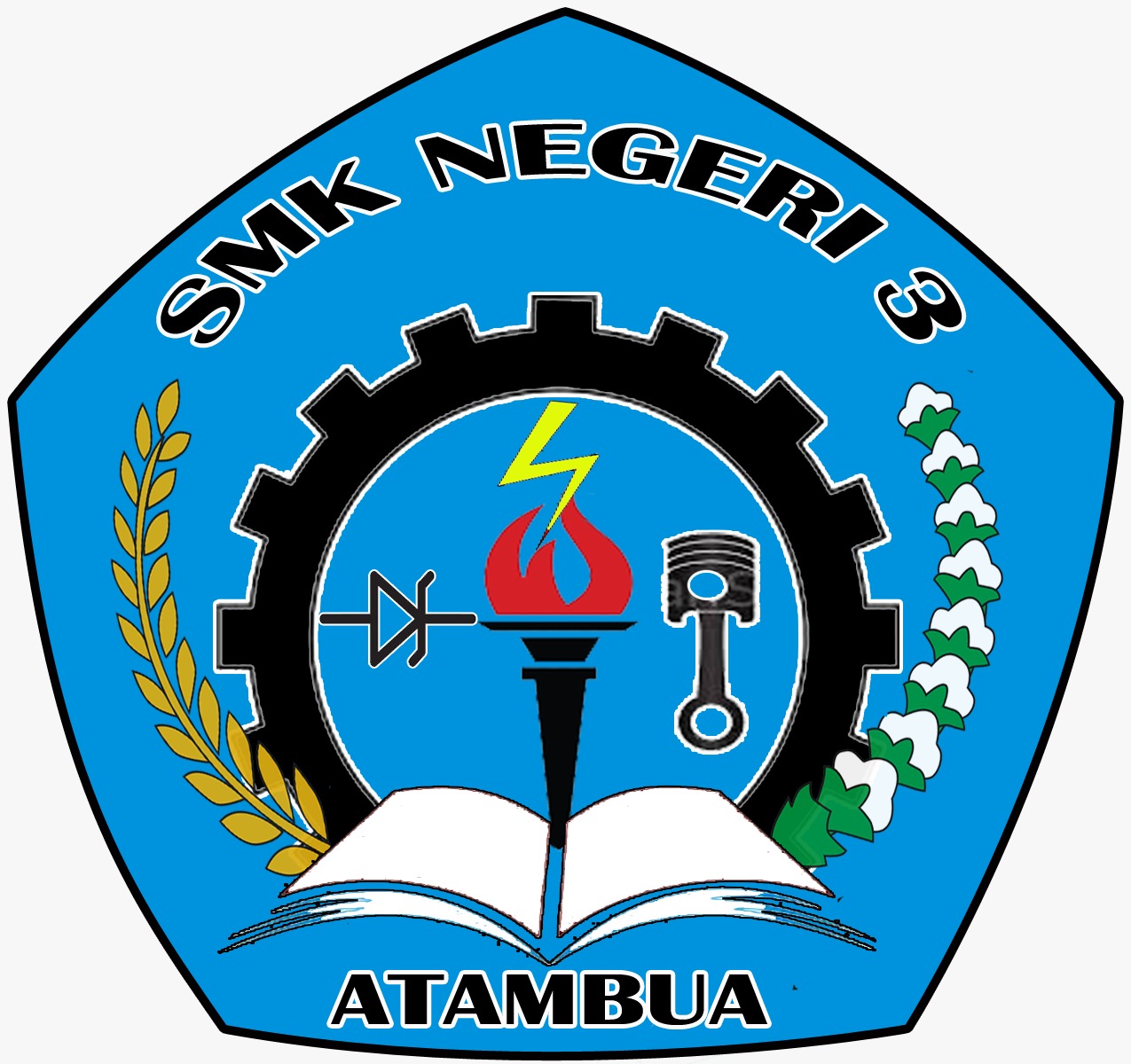 GAMBAR LOGO SMK NEGERI 3 ATAMBUA